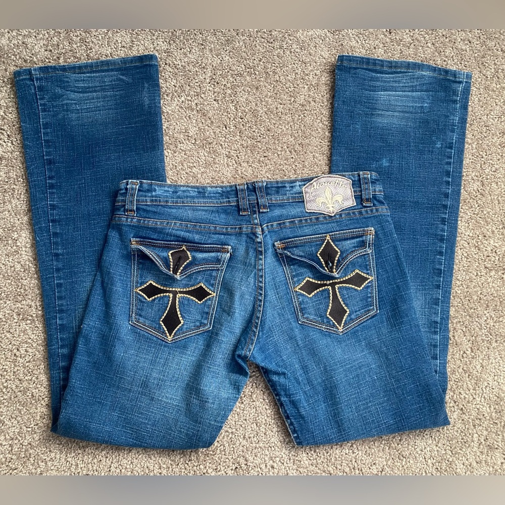 Y2K alouette flare bootcut jeans grunge low rise